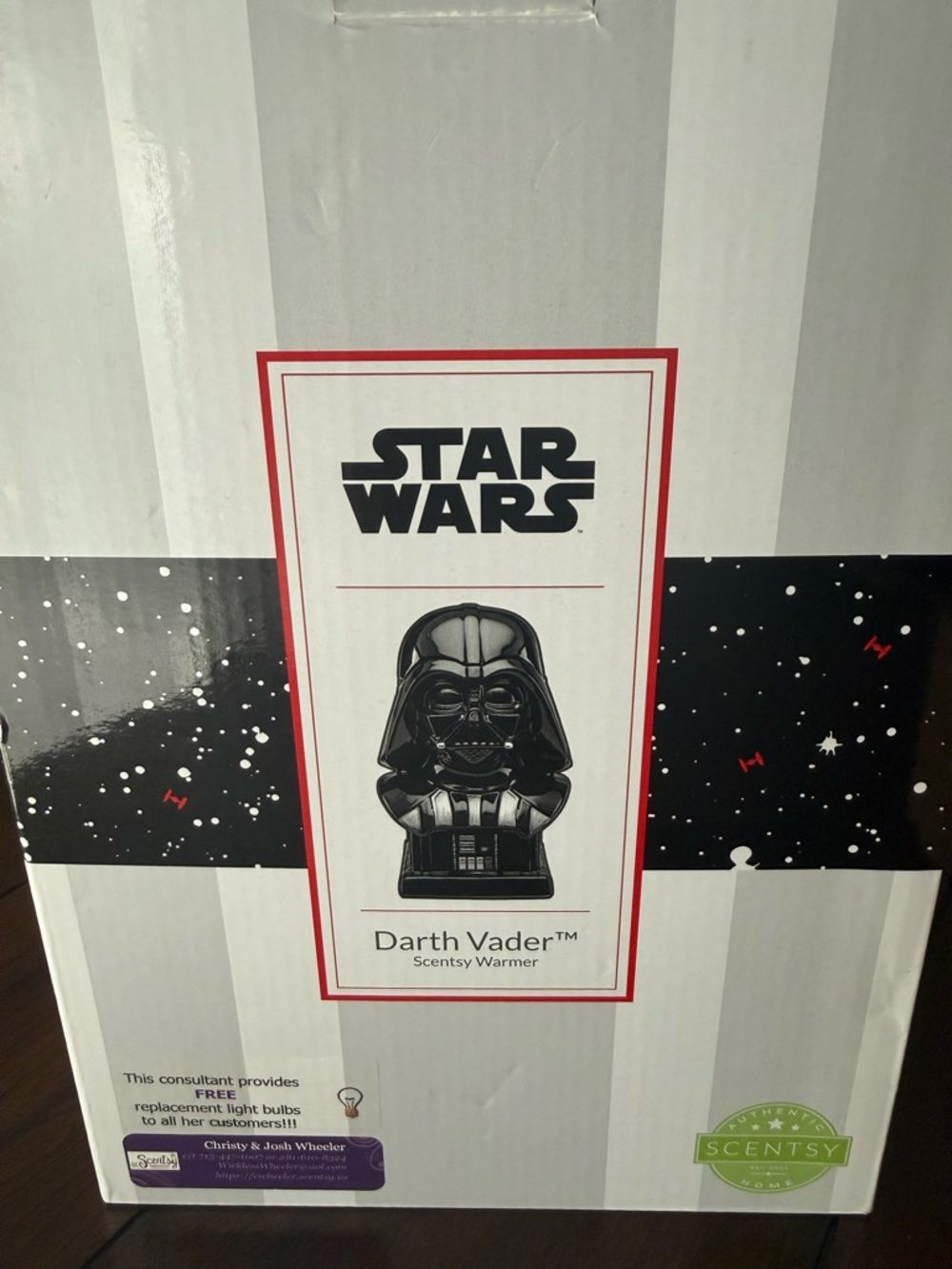 Limited Edition Star Wars Darth Vader Scentsy Warmer - Black